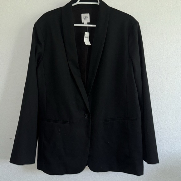 GAP Black Blazer Classic Suit Jacket - Picture 2 of 16